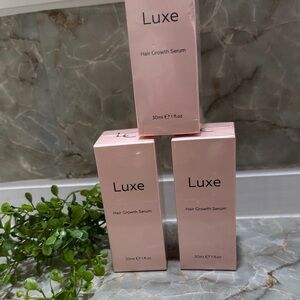 Luxe Pink Hair Growth Serum Trio